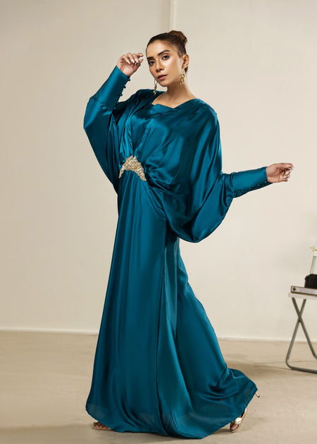 Kyan Glitter Dress - Emerald